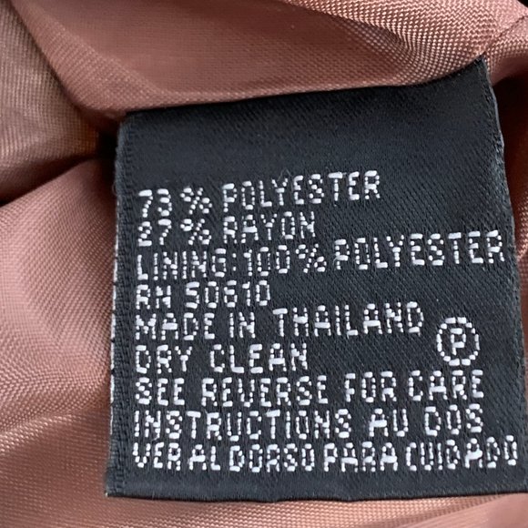 Kasper Striped Button Down Blazer Jacket Size 6 Collared long Sleeve Lined‎ - Picture 9 of 13